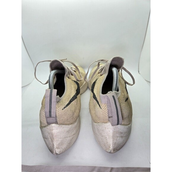Nike Vapor Street Flyknit String Shoes Mens 11.5 Beige Running Athletic Sneakers main image 4